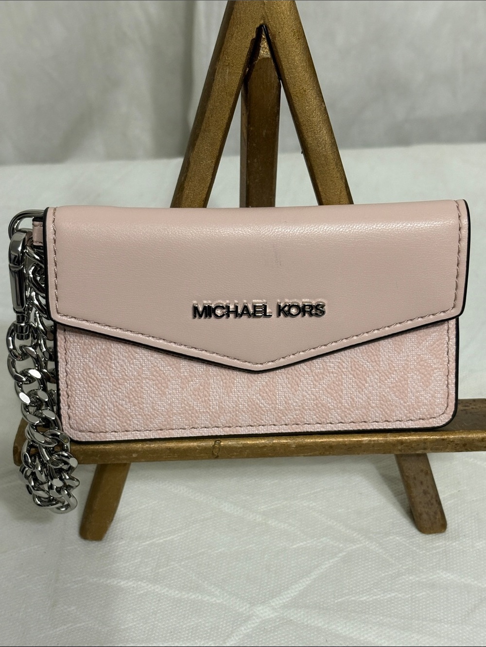 Michael Kors Card Case Wallet with Chain NWOT